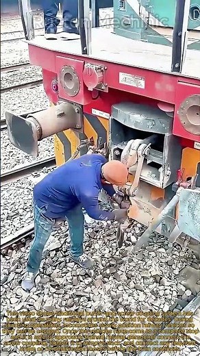 How Trains Are Manually Hooked Together Shunting Operation Explained