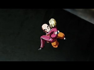 krillin saves android 18....(loveable moments)