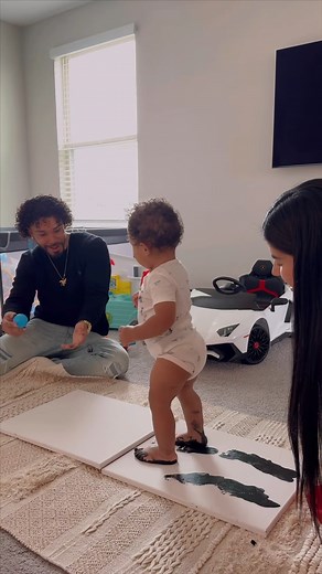 Capturing his baby steps forever 🥹🤍 #babiesfirststeps #toddlersoftiktok #parentsoftiktok #parenthoodbelike #firststeps #yoursign | Anthony & Ana