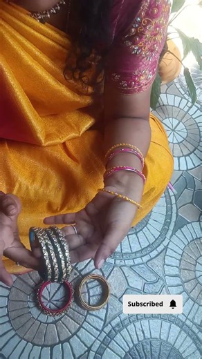 beautiful flower design bangles | Silk thread bangles#