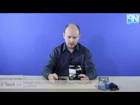 Emtec 256GB USB 3.0 Portable SSD and Flash Drive - Unboxing - Poc Network