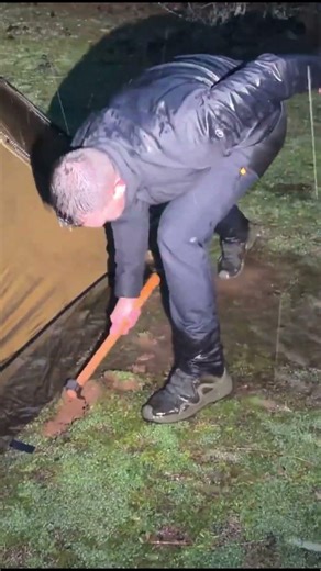 The Most Brutal Camping in Heavy Rain with my Dog