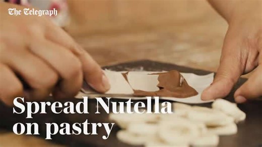 10-minute Nutella and banana glazed spring roll recipe