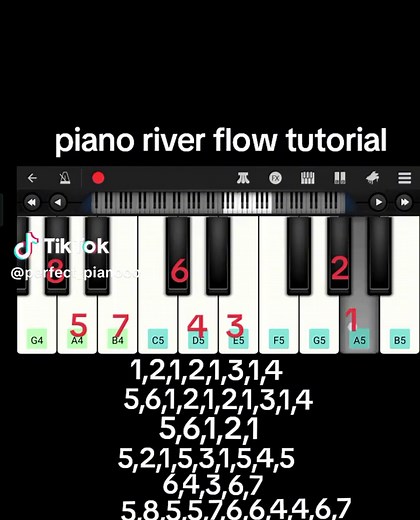 River Flow Piano Tutorial
