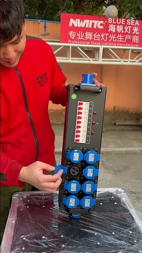 Compact Stage Power Distribution Cabinet for Lighting Control & Live Event Systems