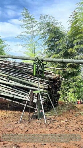 Lifting Heavy Timber: The Portable Winch Simplifies Rural Bamboo Harvesting