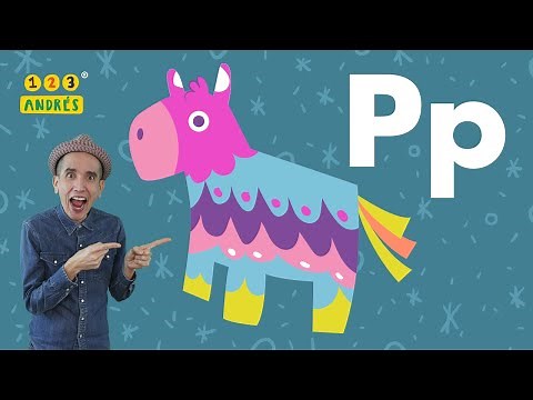 ABECEDARIO - La Letra P - ¡Paletas y Piñatas! - PA PE PI PO PU - 123 Andrés - "Canta las Letras"