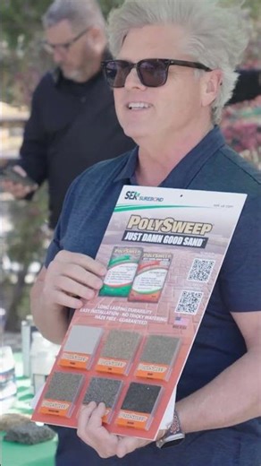 Polymeric sand for hardscape installations