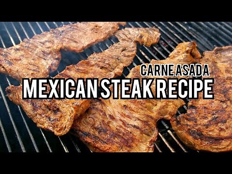 MEXICAN RIBEYE STEAK RECIPE - HOW TO MAKE CARNE ASADA || CARNE ASADA