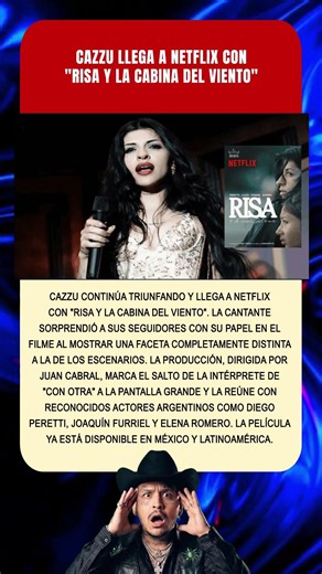 ¡Sabías que Cazzu estrenó papel en Netflix!! #noticias #mexico #news #espectaculo