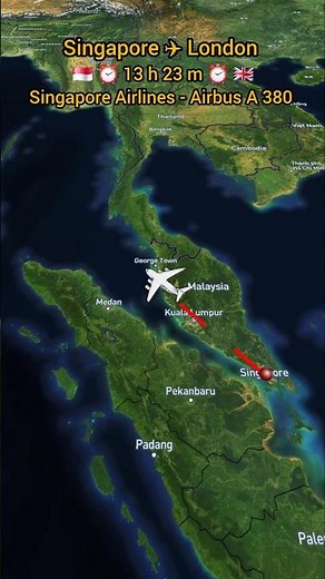 Singapore to London Flight (Real Route & Duration) | Oct 2025 ✈️ #aviation #flight #flightradar