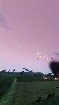 Air Defenses Breached! M61 20MM Attacked by 12 A-10C and MIG-29S Jets #shorts #militarysimulation