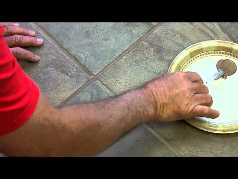 How to stain grout