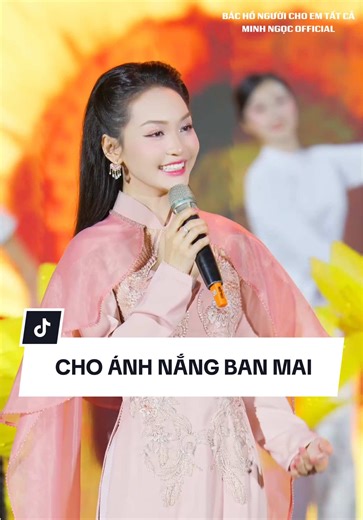 Bác Hồ Người Cho Em Tất Cả – Minh Ngọc Sáng tác: Hoàng Long – Hoàng Lân Tổng đạo diễn: Thu Hoài Một ca khúc thiêng liêng, chan chứa lòng biết ơn và niềm kính yêu vô hạn dành cho Bác Hồ kính yêu 🇻🇳 Minh Ngọc luôn trân trọng từng khoảnh khắc được cất tiếng hát bằng tất cả sự thành kính và tự hào. #MinhNgoc #BacHoNguoiChoEmTatCa #LongBietOn #TuHaoDanToc #NhacDo