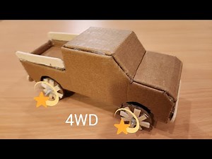 DIY Cardboard Wind-Up Car | Fun & Easy Craft Tutorial