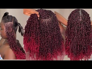 How to micro passion twist on relax hair using lush extensions #minitwist #2strandstwist