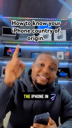 How to know your iPhone country of origin. #gadgetsshorts #techtok #iphone #aivideo #ebitech