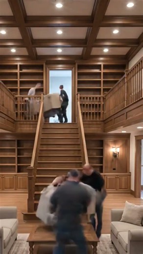 “From empty shell to timeless luxury — a library built to inspire.” 🤔