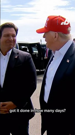 Trump meets with DeSantis to tour ‘Alligator Alcatraz’ in Florida