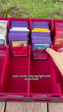 Organize Your Card Collection Once And For All 💪🔥 #deckbox #mtg #tcg #cardcollecting #cardgame