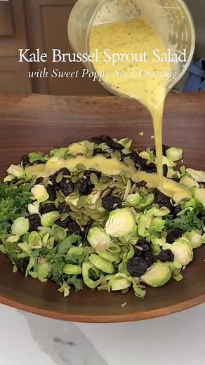 8.1K views · 188 reactions | This kale & shaved Brussels sprout salad...