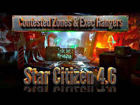 Star Citizen 4.6 - Contested Zones & Exec Hangers In Pyro | Low Fly Later