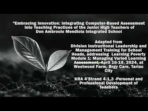 GLENDA NAGUIT - APPLICATION OF LEARNING AND DEVELOPMENT