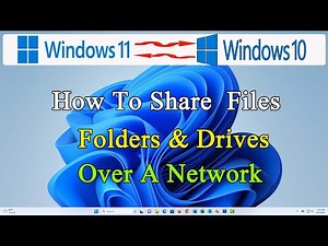 ✅How To Share Folders & Drives from Windows 11 To Windows 10 Made Easy.