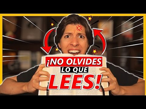 😬 Cómo NO OLVIDAR lo que LEES (7 Técnicas de Lectura Comprensiva con Ejemplos)
