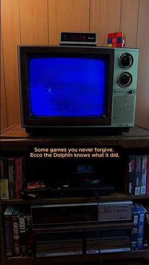 Some Games You Never Forgive. Ecco the Dolphin Knows What It Did. | Sega Genesis on a Real CRT