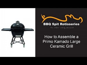 How to Assemble a Primo All-in-one Large Kamado Ceramic Grill