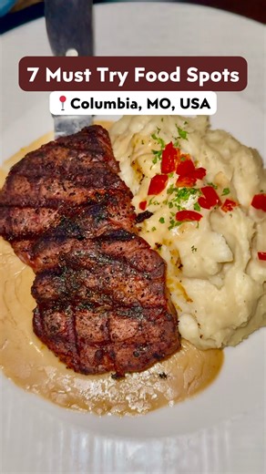 Rebecca Burkhart | Midwest-Based Traveler & Foodie on Instagram: "😋7 Food Spots in Columbia, MO You Need To Try in @visitcolumbiamo 🔥⬇️ I am grateful to have had the opportunity to go back to my Alma Mater to showcase some of my favorite spots that I ate at as a college student while attending @mizzou 🐯 🍔 @flatbranchpub for tasty food & good brews 🍻 🍳 Ernie's Diner for delicious breakfast & steaks 🥩 🍝 @sophiascomo for the best Italian dishes 😋 (I worked at this spot for 4 years while at
