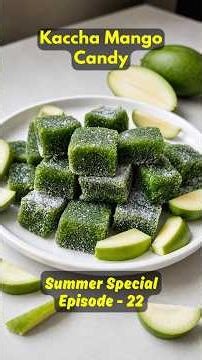 Spicy raw mango candy | Homemade Raw Mango Jelly | Summer Special Recipe #recipe #mango