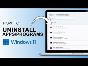 How To Uninstall Programs and Apps in Windows 11 - Easy Guide