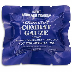 QuikClot  Combat Gauze Trainer Package-Blue