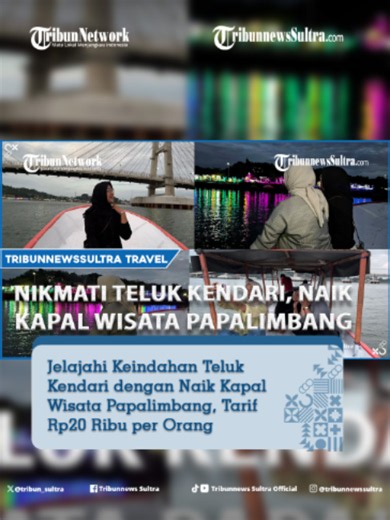 Jelajahi Keindahan Teluk Kendari dengan Naik Kapal Wisata Papalimbang, Tarif Rp20 Ribu per Orang Menikmati keindahan Teluk Kendari, Sulawesi Tenggara (Sultra), kini semakin mudah melalui Wisata Papalimbang. Destinasi wisata yang berada di Kelurahan Lapulu, Kecamatan Abeli ini menawarkan pengalaman berkeliling teluk menggunakan kapal dengan tarif yang ramah di kantong. Cukup membayar Rp20 ribu per orang, pengunjung sudah dapat menikmati pelayaran selama sekitar 15 menit menyusuri perairan Teluk K
