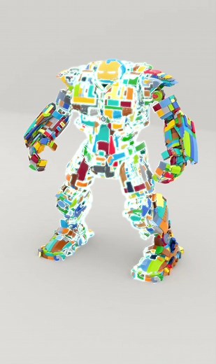 Tutorial Perisai LEGO Hulkbuster yang Berwarna-warni