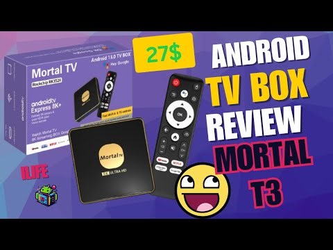 🤔Mortal T3 Cheap android tv box from Aliexpress review and setup 👉 RK2528 Android 13 💥#androidtvbox