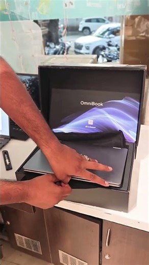 “Is Flip Laptop Worth It? Omnibook XFlip Unboxing 😲🫨”#tech #trending #technology