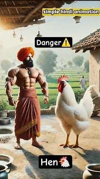 किसान👴 की मुर्गी 🐔बहुत खतरनाक⚠️ है। #trend
