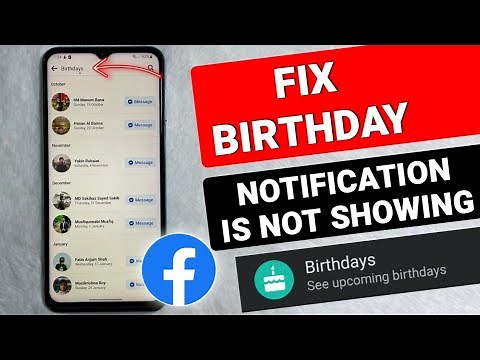 Fix: Not getting Birthday notifications on Facebook [New Update] - Full Guide