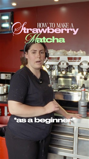 Wanna make a strawberry matcha BUT as a beginner? This is all you need to get started 🍵+🍓