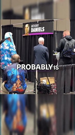 Anthony Daniels (C3PO) - the finniest Star Wars Actor? #anthonydaniels #starwars #c3po #comicon