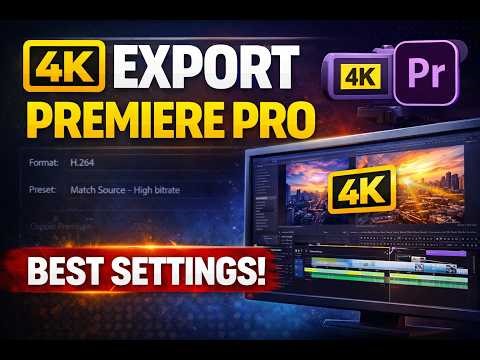 How to Export 4K Video in Premiere Pro (Best Settings for High Quality)