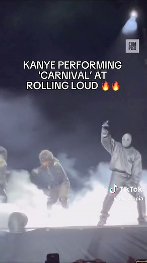 Kanye West Performance at Rolling Loud | Carnival Song