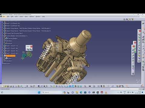 Mastering Engine Assembly: Catia V5 Wiring Harnesses Tutorial part 7#catia@donmech7