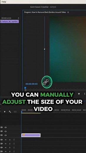 How to Remove Black Border Around Video in Premiere Pro 2024 #premierepro