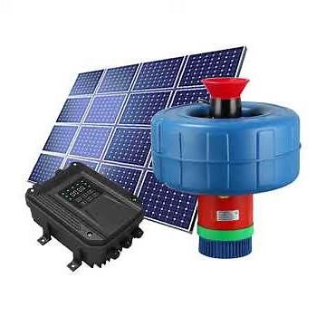 Solar pond aerator for fish, Solar Powered Aeration Systems