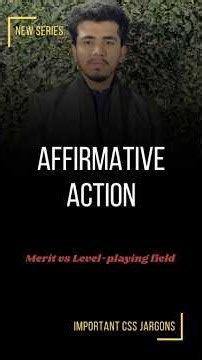 What is Affirmative Action? Positive Action, Reservation and Quota System Explained. #trending