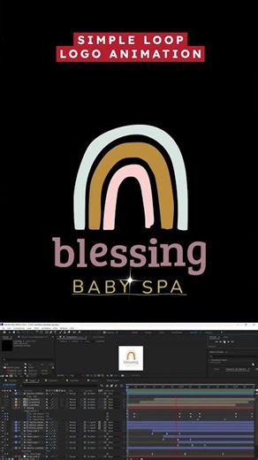 Simple Loop Logo Motion #logomotion